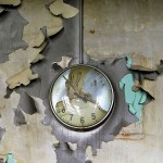 Melted clock, Cass Technical High School